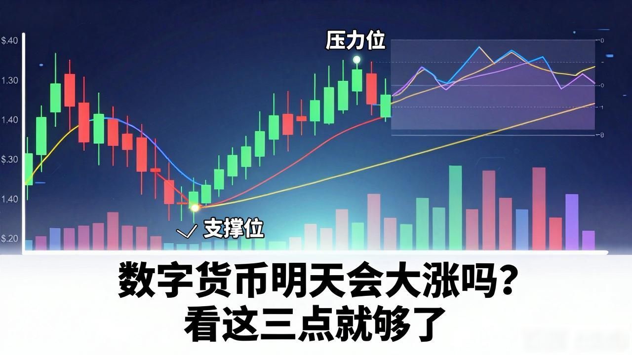 数字货币明天会大涨吗？看这三点就够了