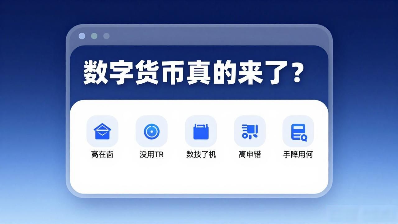 数字货币真的来了？一文读懂数字人民币