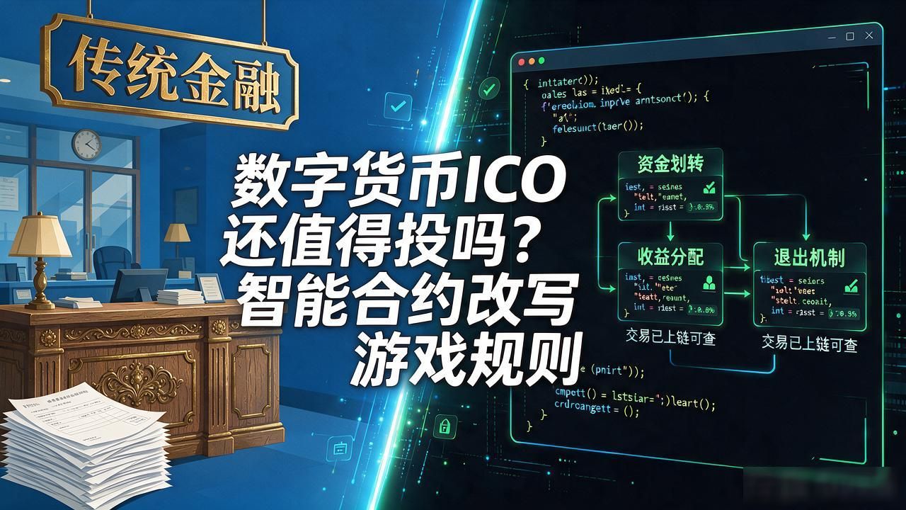 数字货币ICO还值得投吗？智能合约改写游戏规则