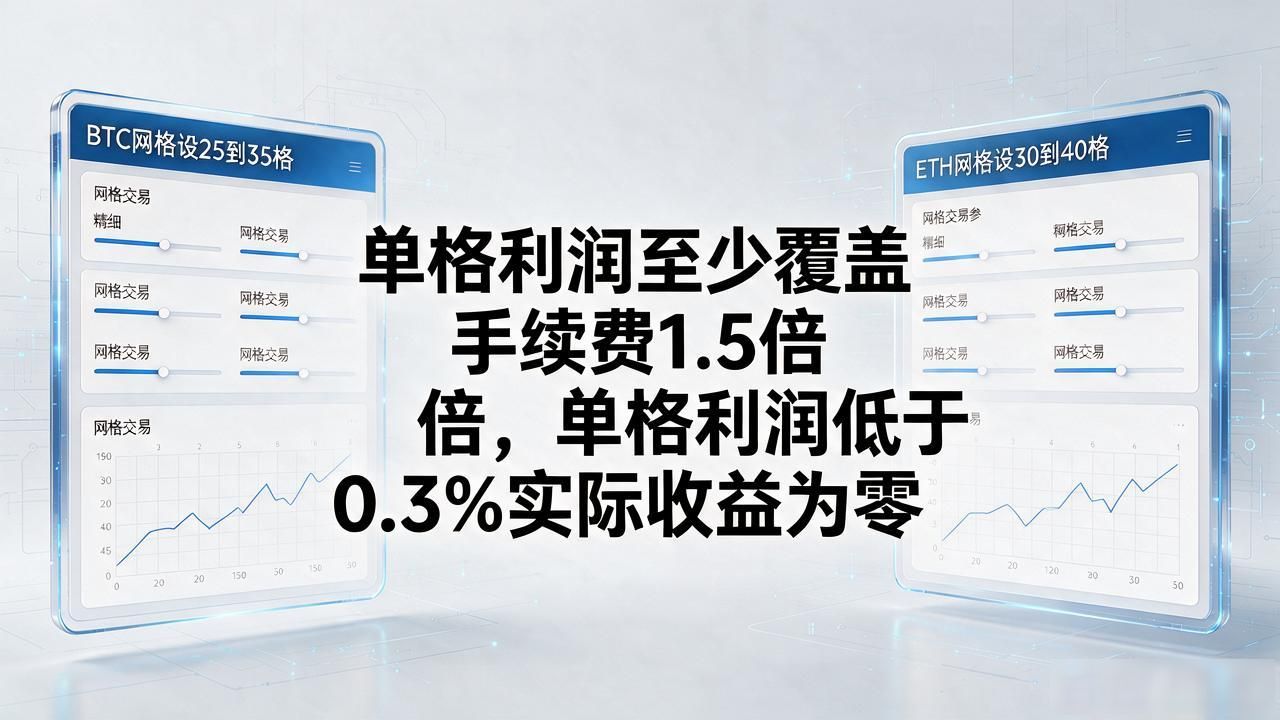 网格交易别瞎设参数，这几个数字货币交易技巧直接解决亏损