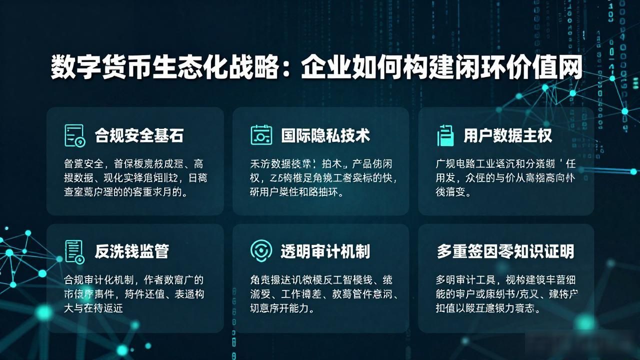 数字货币生态化战略：企业如何构建闭环价值网
