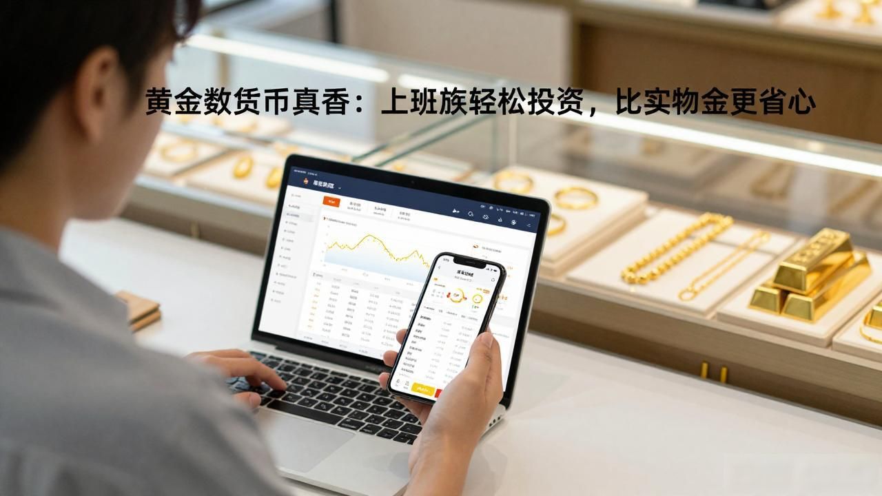 黄金数字货币真香：上班族轻松投资，比实物金更省心