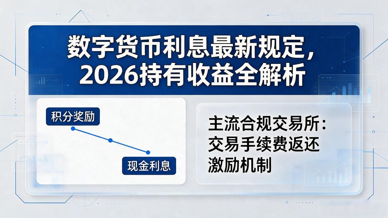 数字货币利息最新规定，2026持有收益全解析