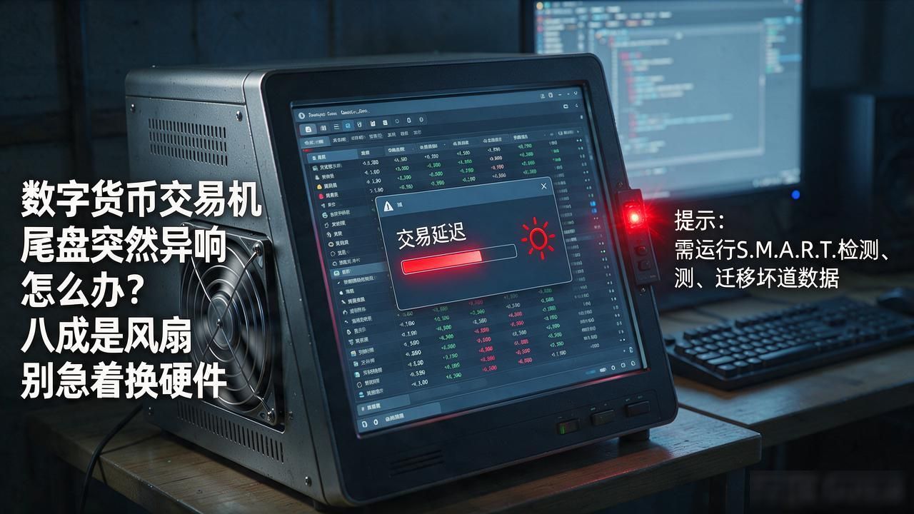 数字货币交易机尾盘突然异响怎么办？八成是风扇别急着换硬件