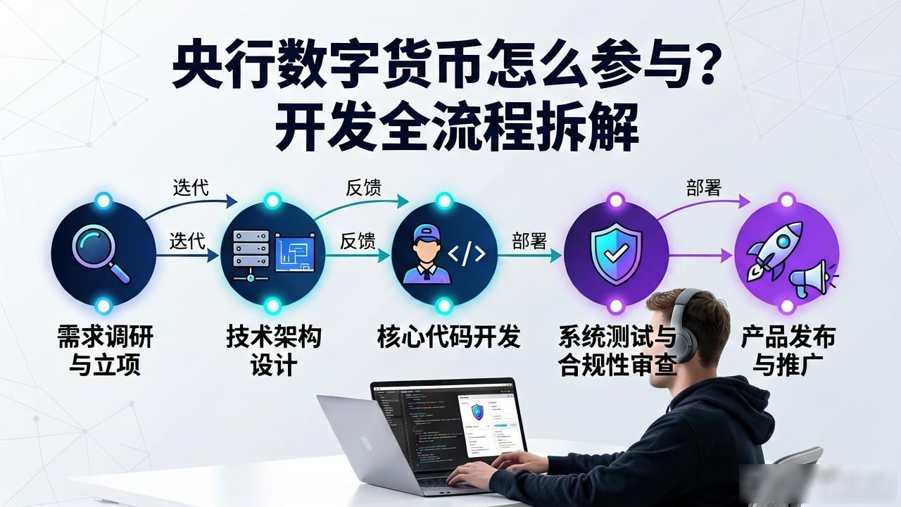 央行数字货币怎么参与？开发全流程拆解