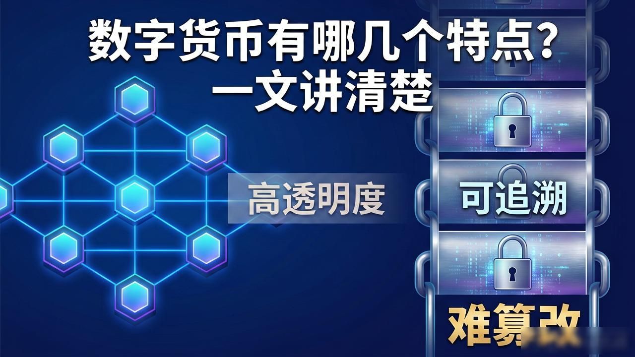 数字货币有哪几个特点？一文讲清楚