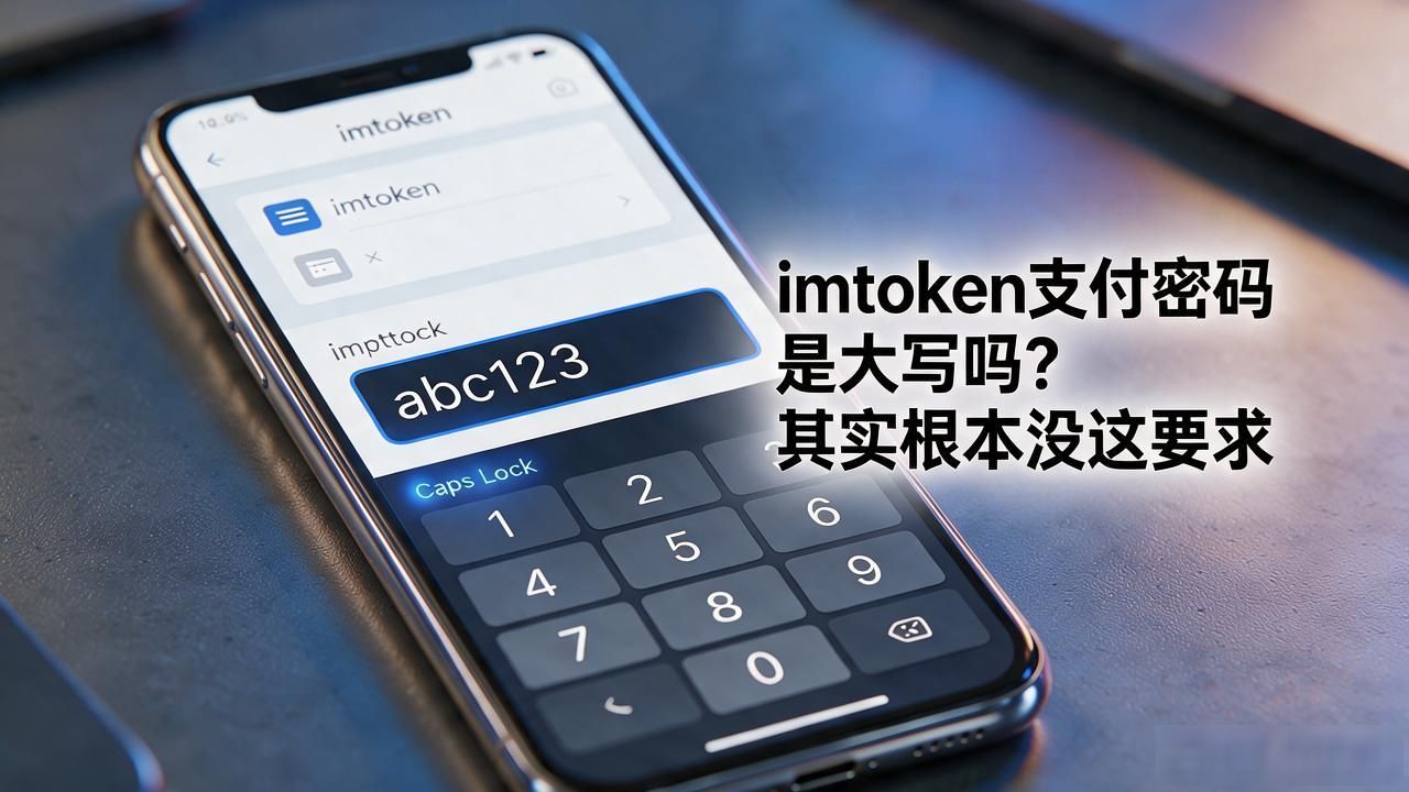imtoken支付密码是大写吗？其实根本没这要求