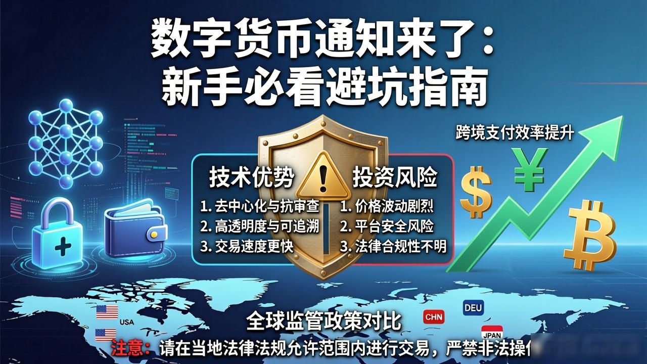 数字货币通知来了：新手必看避坑指南