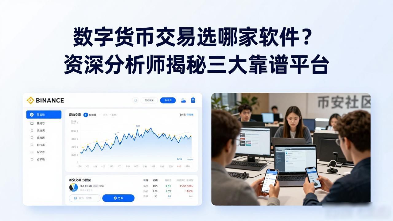 数字货币交易选哪家软件？资深分析师揭秘三大靠谱平台