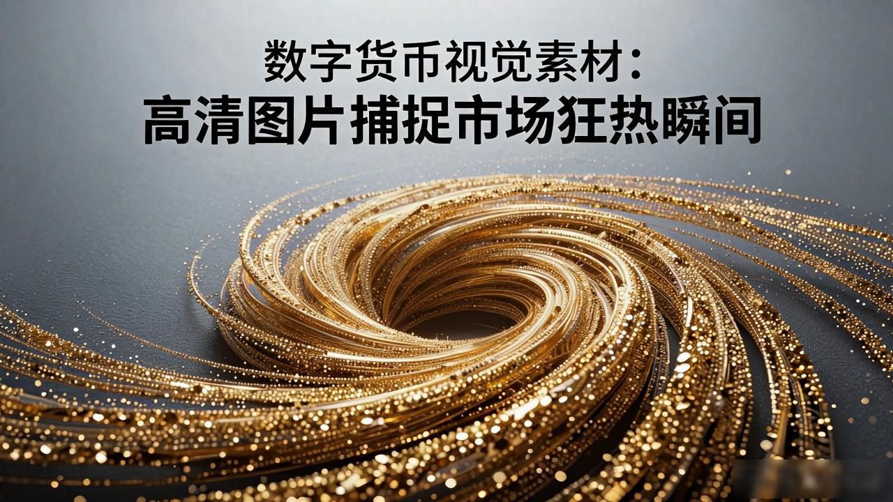 数字货币视觉素材：高清图片捕捉市场狂热瞬间
