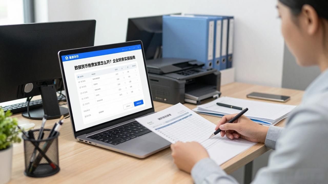 数字货币缴费发票怎么开？企业财务实操指南