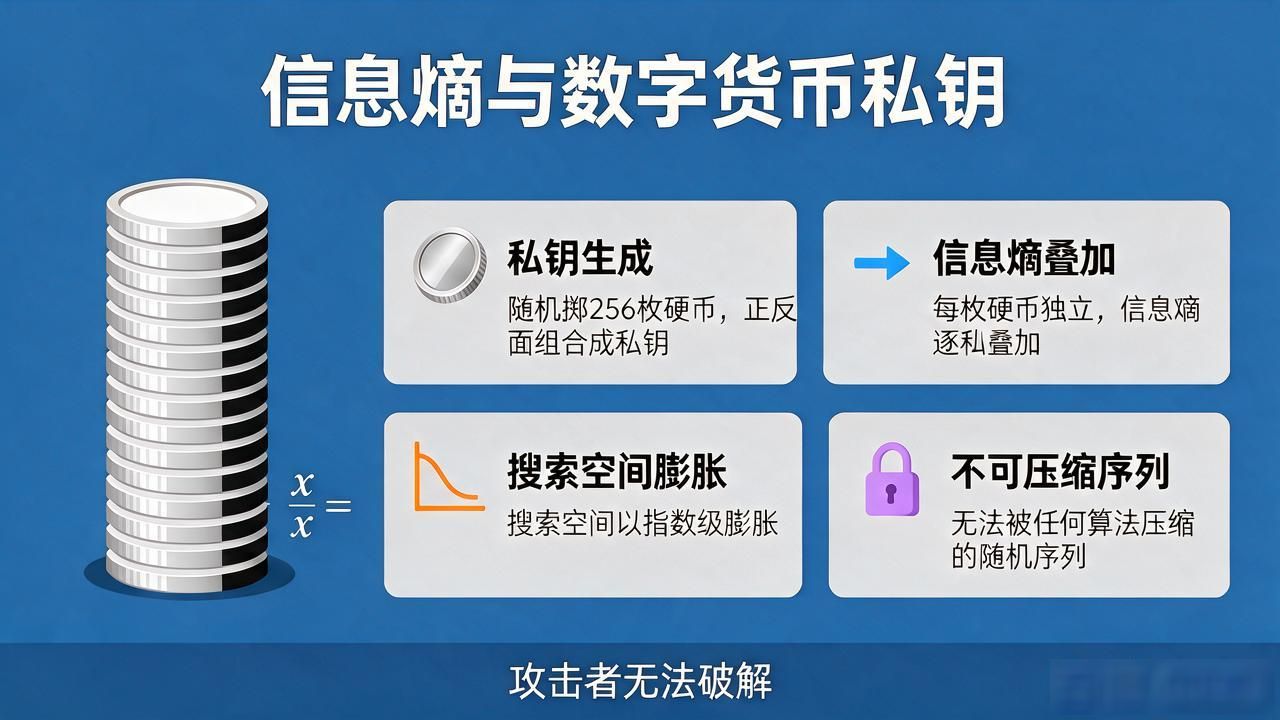 信息熵与数字货币：你的钱包为什么偷不走，全靠这套概率数学
