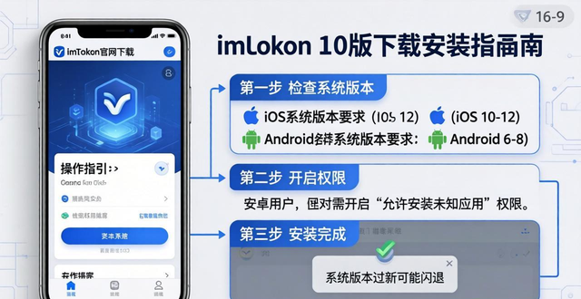 imToken 1.0版下载安装指南 官方渠道与兼容性说明