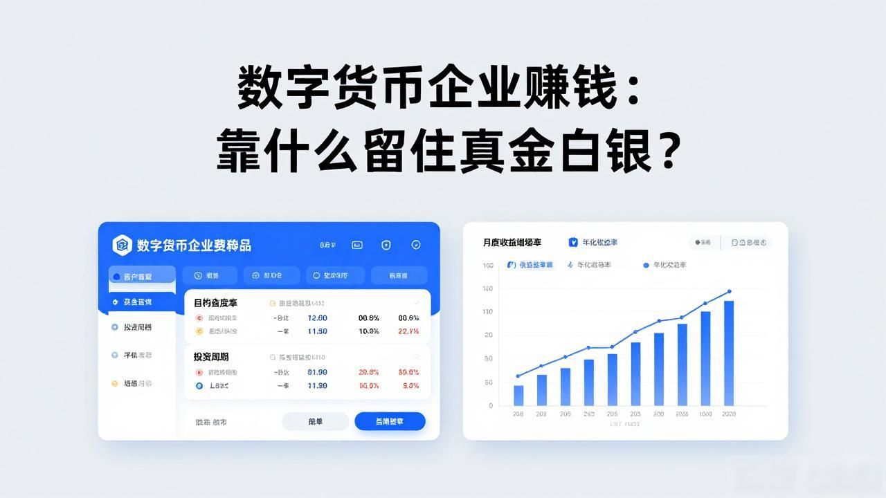数字货币企业赚钱：靠什么留住真金白银？