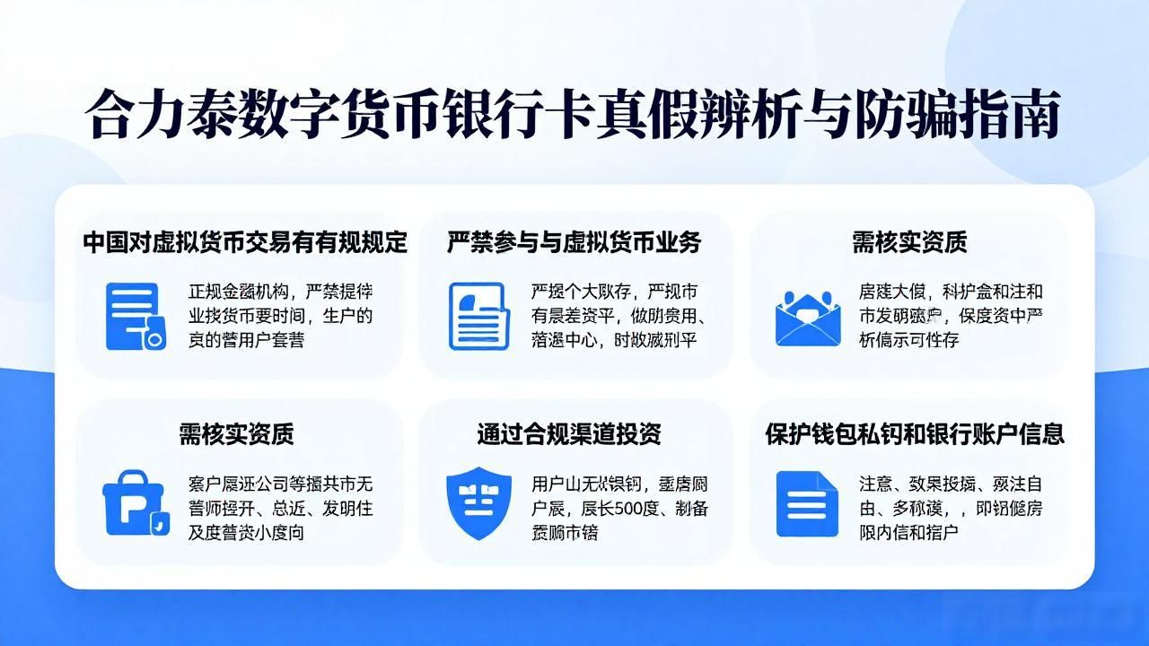 合力泰数字货币银行卡真假辨析与防骗指南
