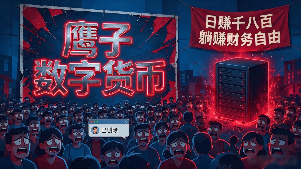 鹰子数字货币骗局_鹰子数字货币真实目的_国家扶持零风险翻倍骗局