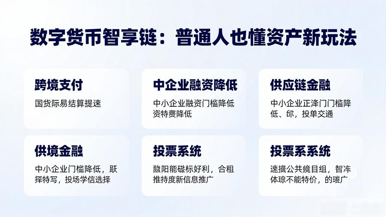数字货币智享链：普通人也能懂的资产新玩法