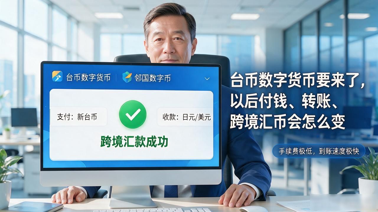 台币数字货币要来了，以后付钱、转账、跨境汇款会怎么变