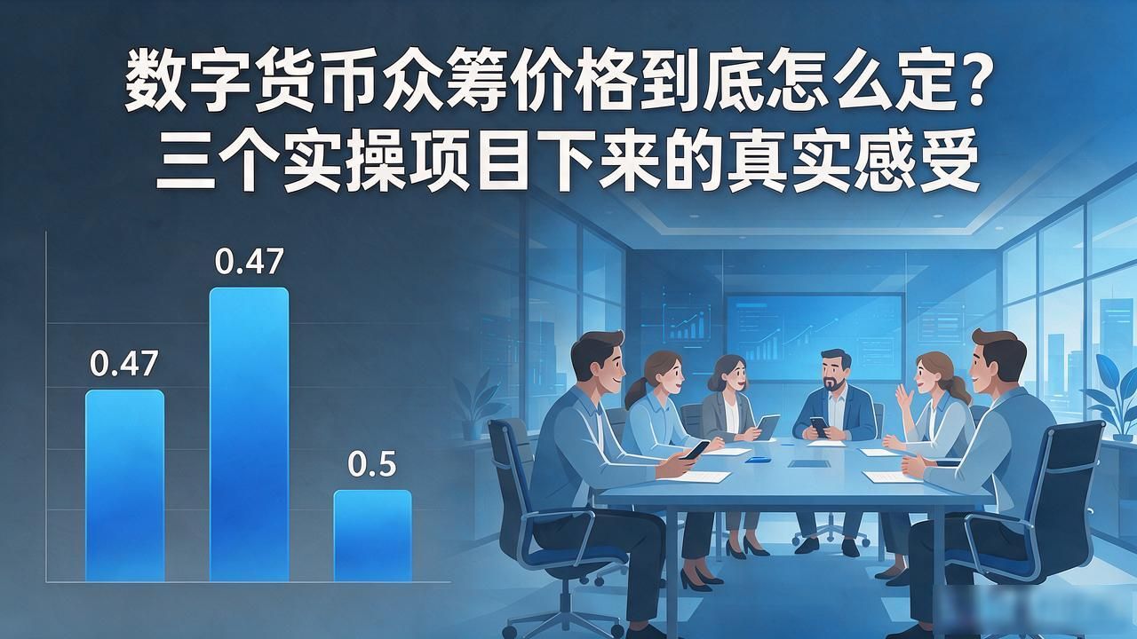 数字货币众筹价格到底怎么定？三个实操项目下来的真实感受