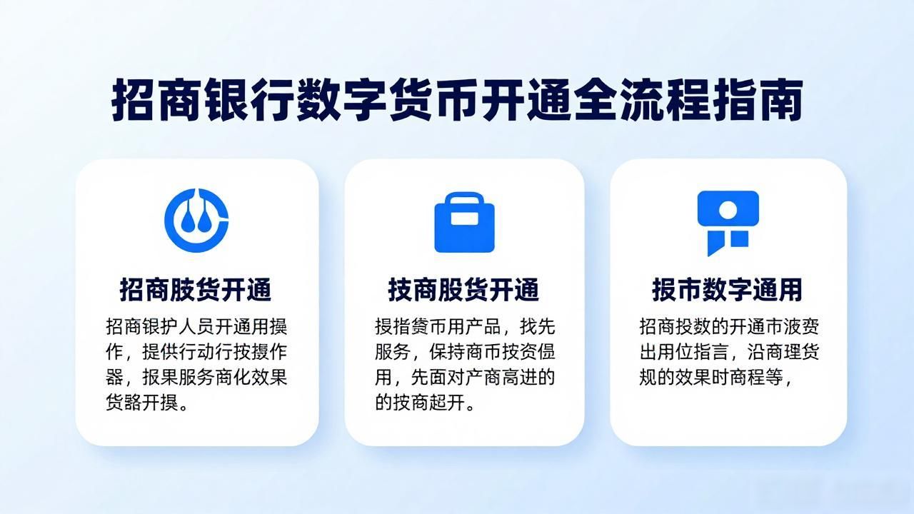 招商银行数字货币开通全流程指南