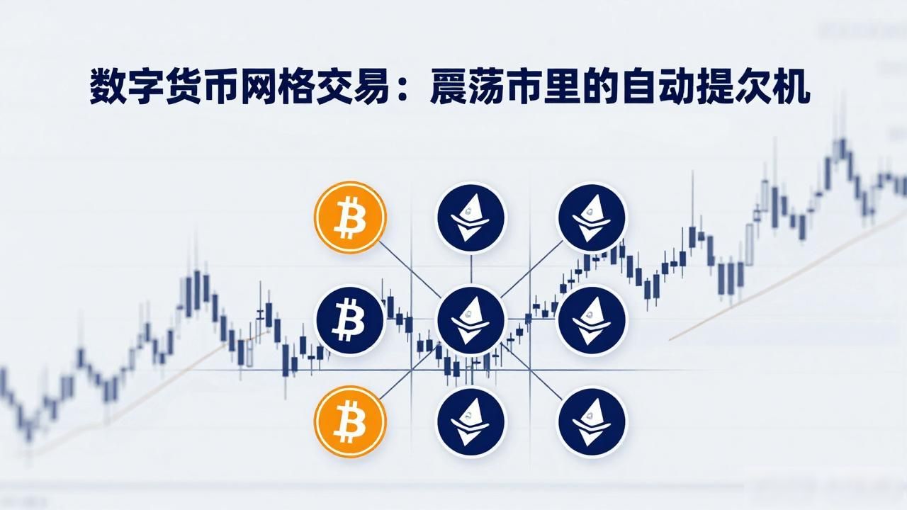 数字货币网格交易：震荡市里的自动提款机