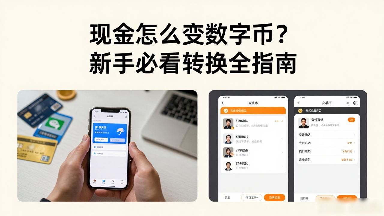 现金怎么变数字币？新手必看转换全指南