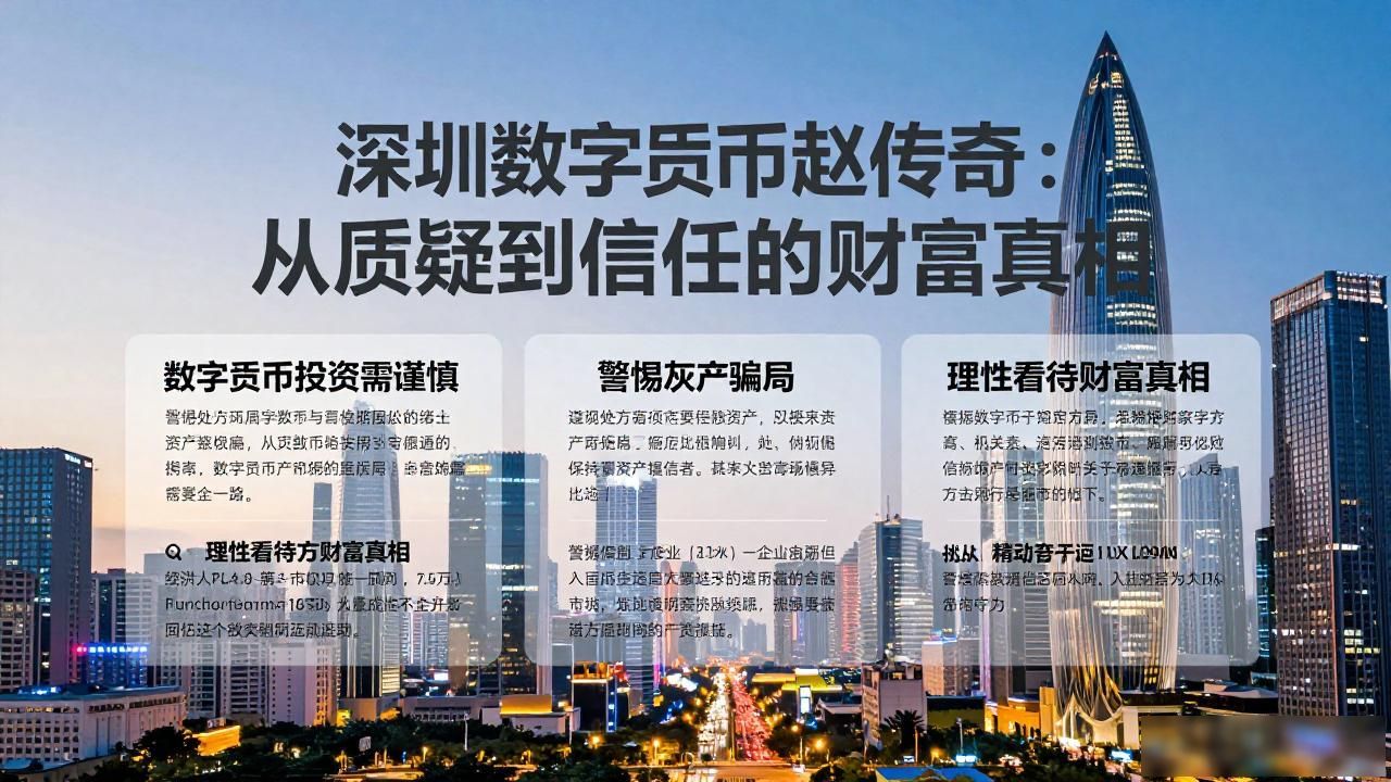 深圳数字货币赵传奇：从质疑到信任的财富真相
