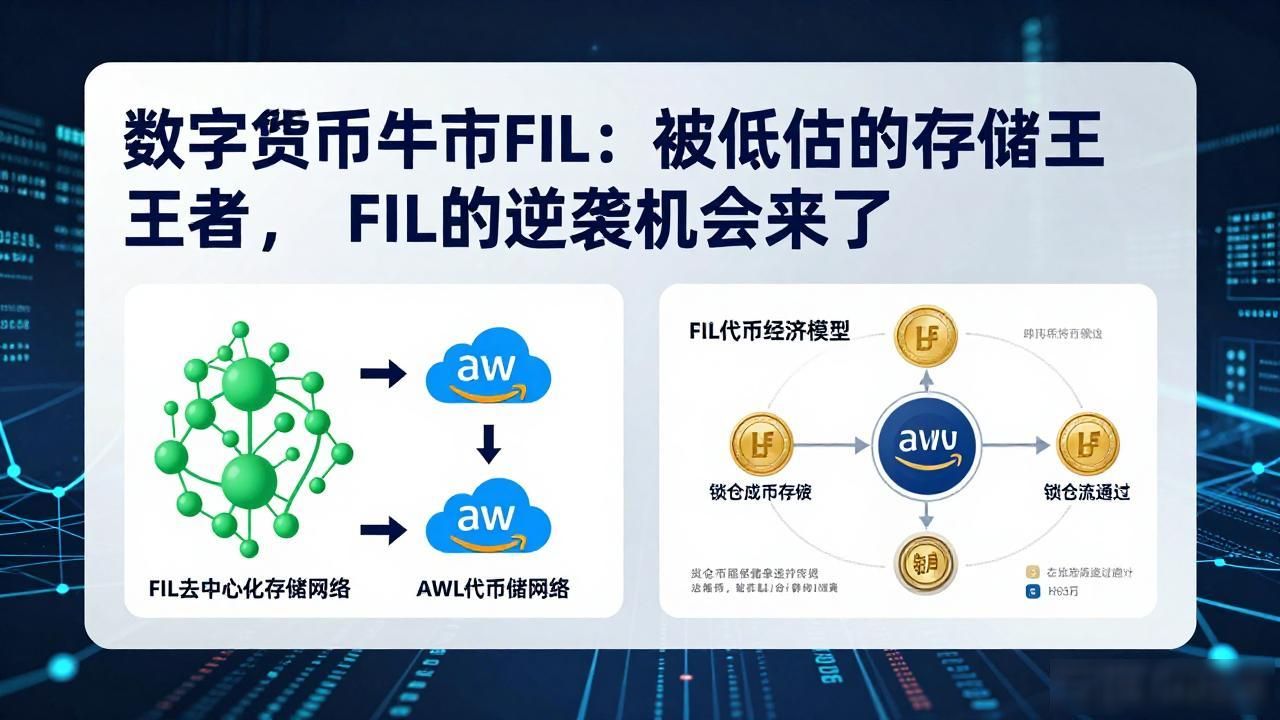数字货币牛市fil：被低估的存储王者，FIL的逆袭机会来了