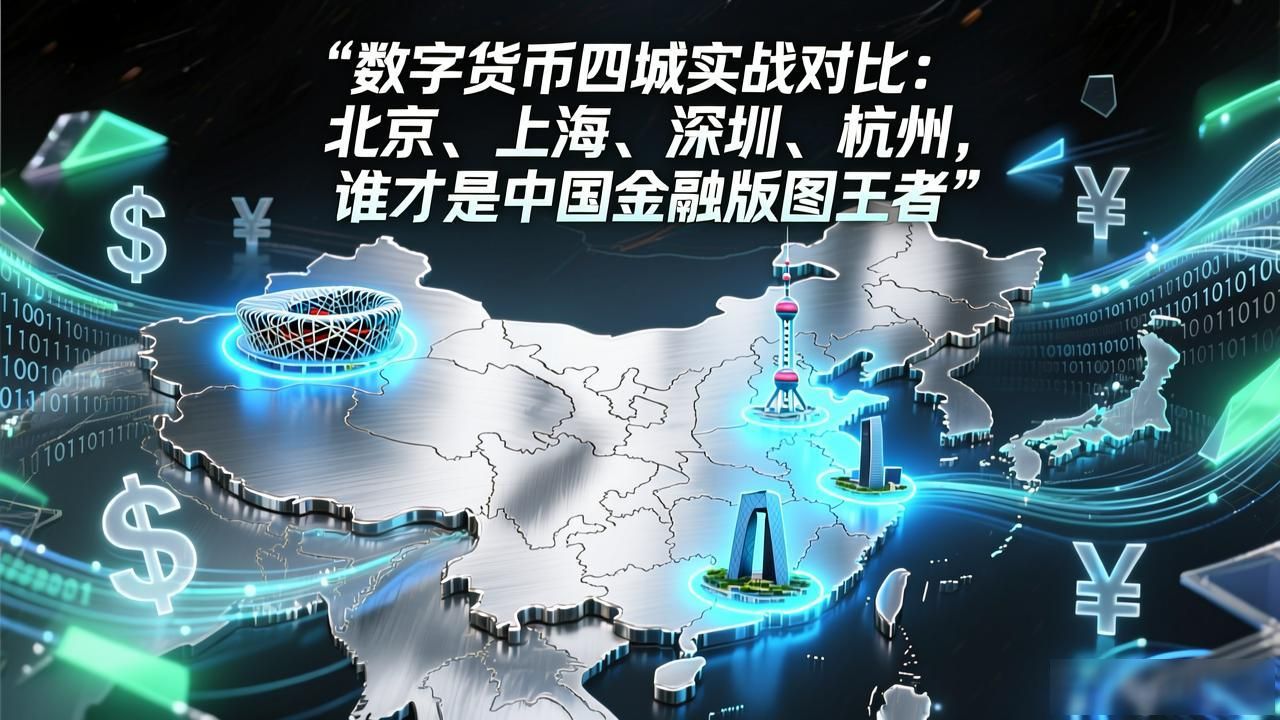 数字货币四城实战对比：北京、上海、深圳、杭州，谁才是中国金融版图王者