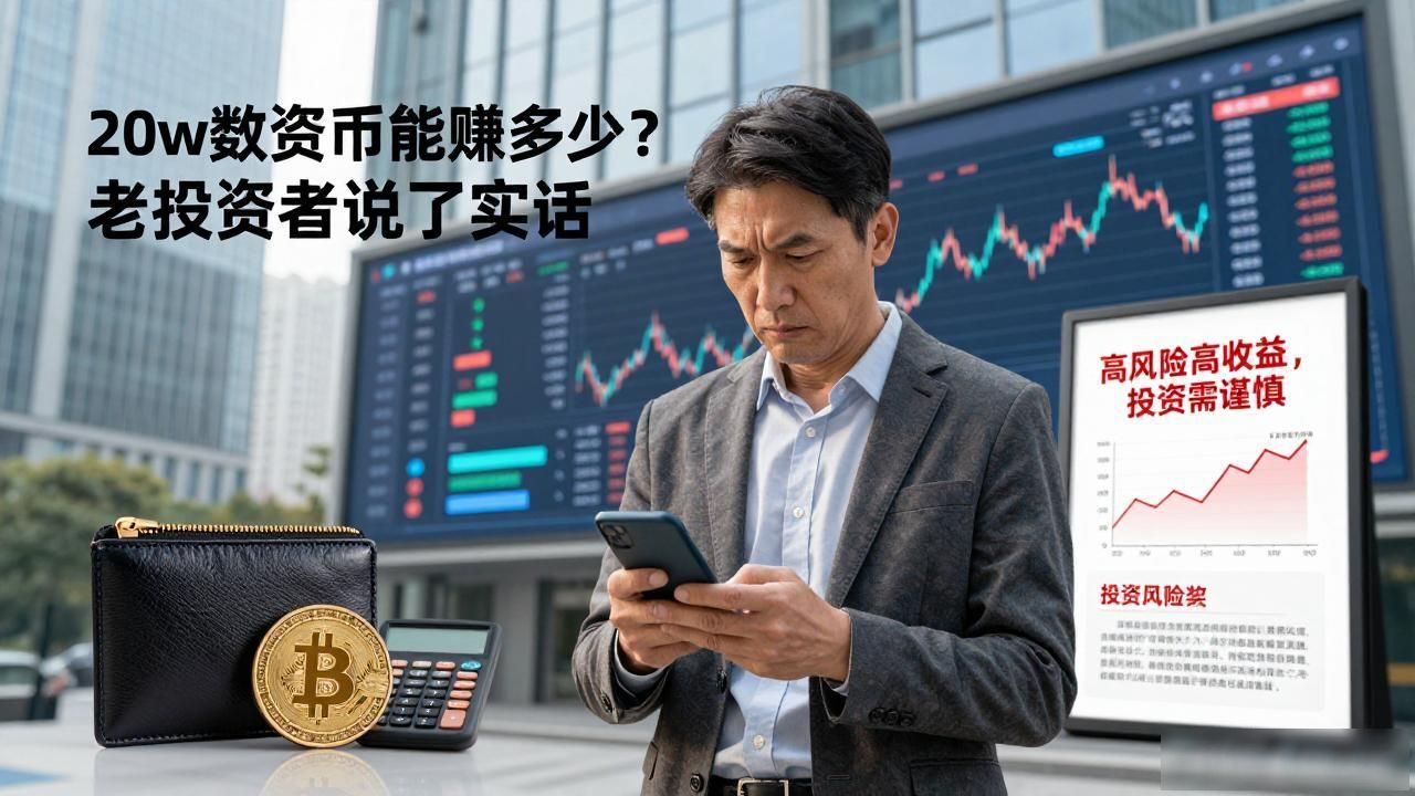 20w数字货币能赚多少？老投资者说了实话