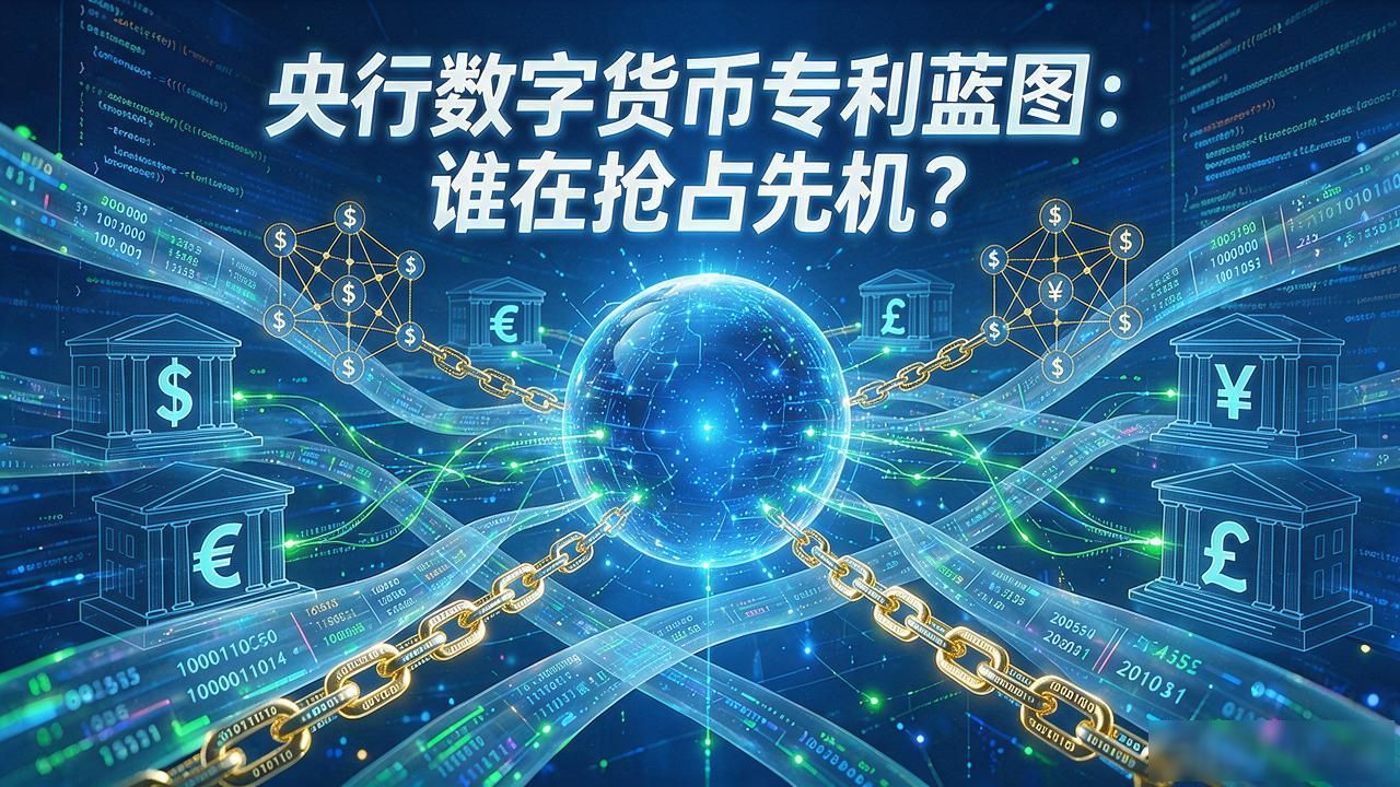 央行数字货币专利蓝图：谁在抢占先机？