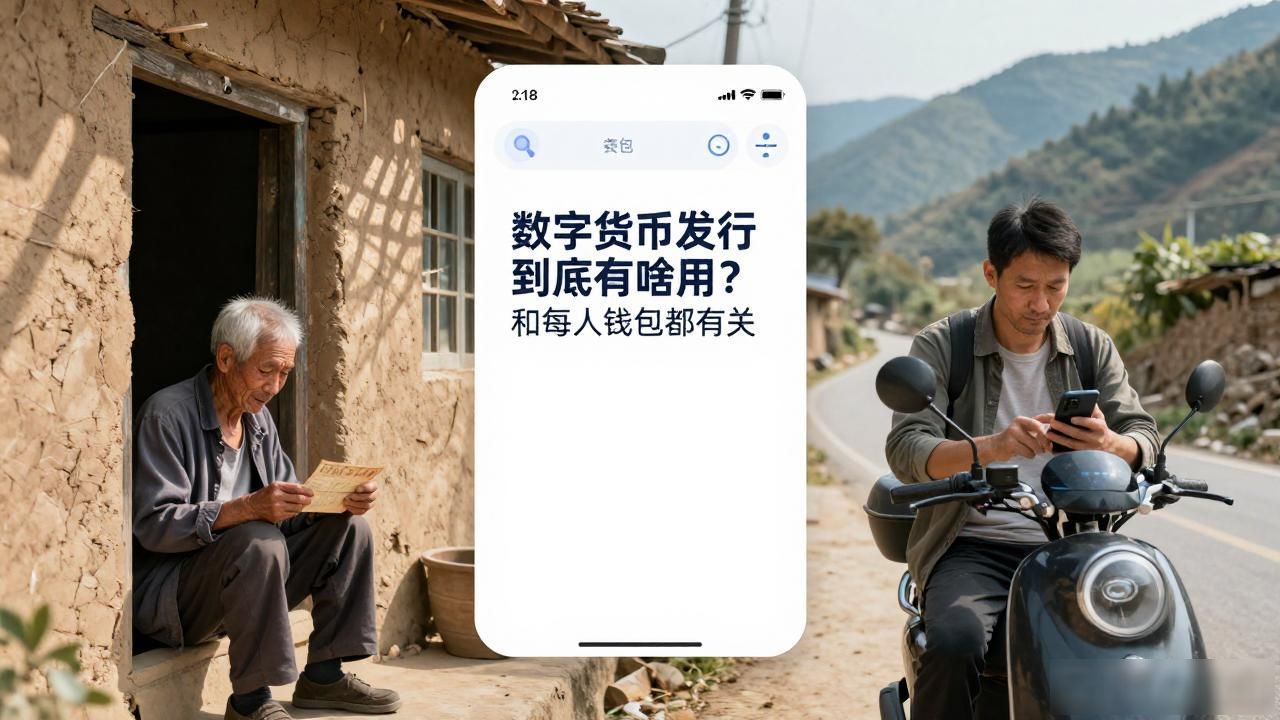 数字货币发行到底有啥用？和每个人钱包都有关