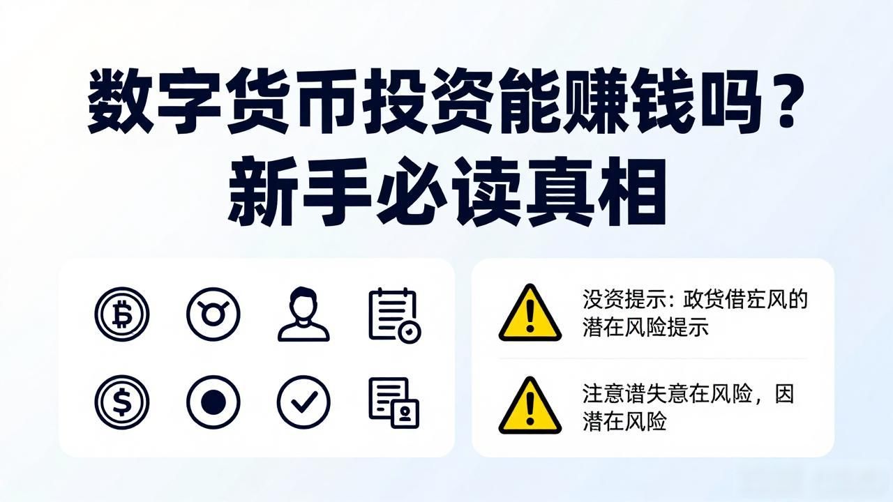 数字货币投资能赚钱吗？新手必读真相