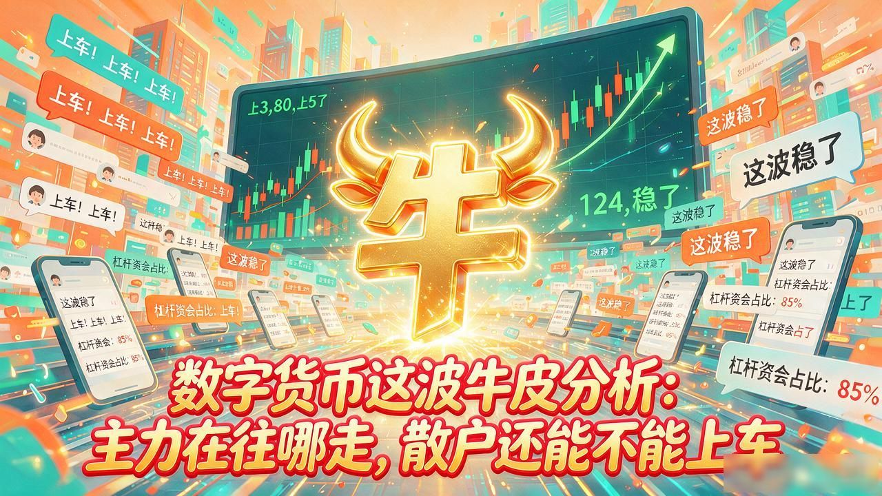 数字货币这波牛市分析：主力在往哪走，散户还能不能上车