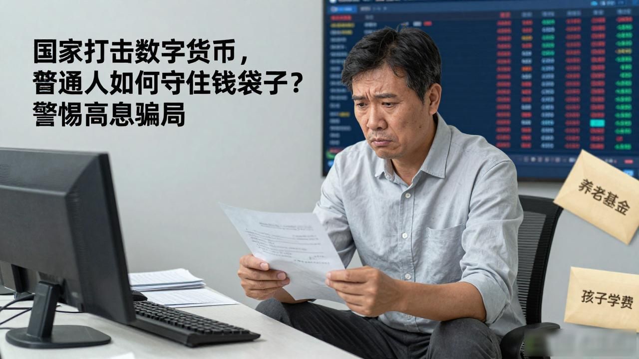 国家打击数字货币，普通人如何守住钱袋子？警惕高息骗局