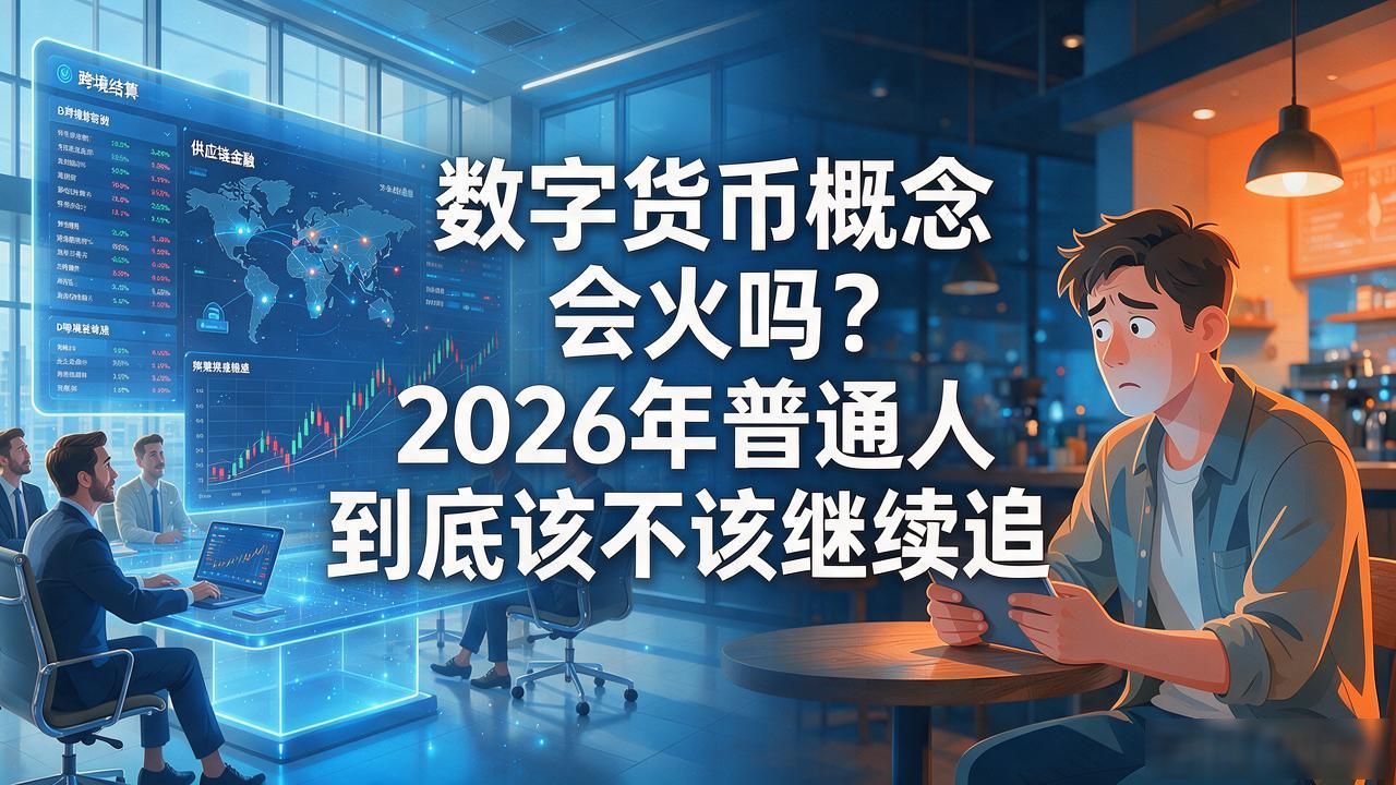 数字货币概念会火吗？2026年普通人到底该不该继续追