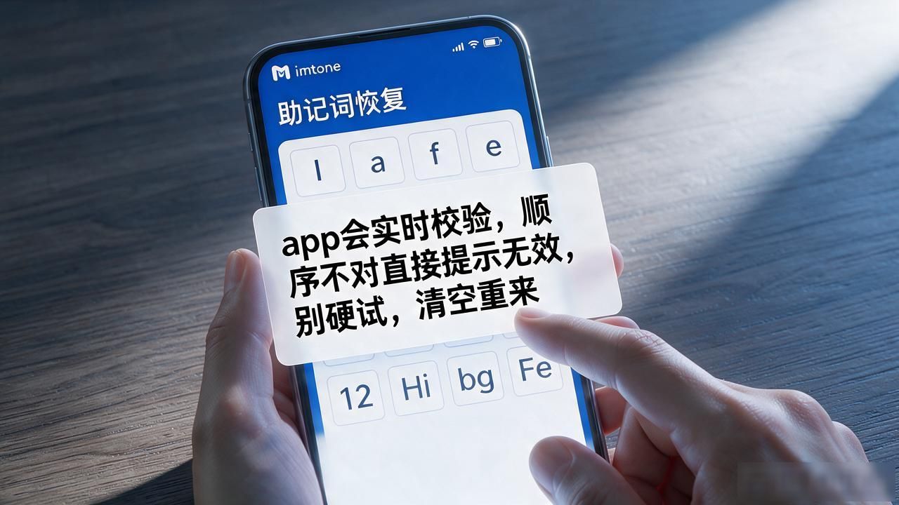 imtoken助记词恢复钱包完整步骤，换手机丢密码都适用