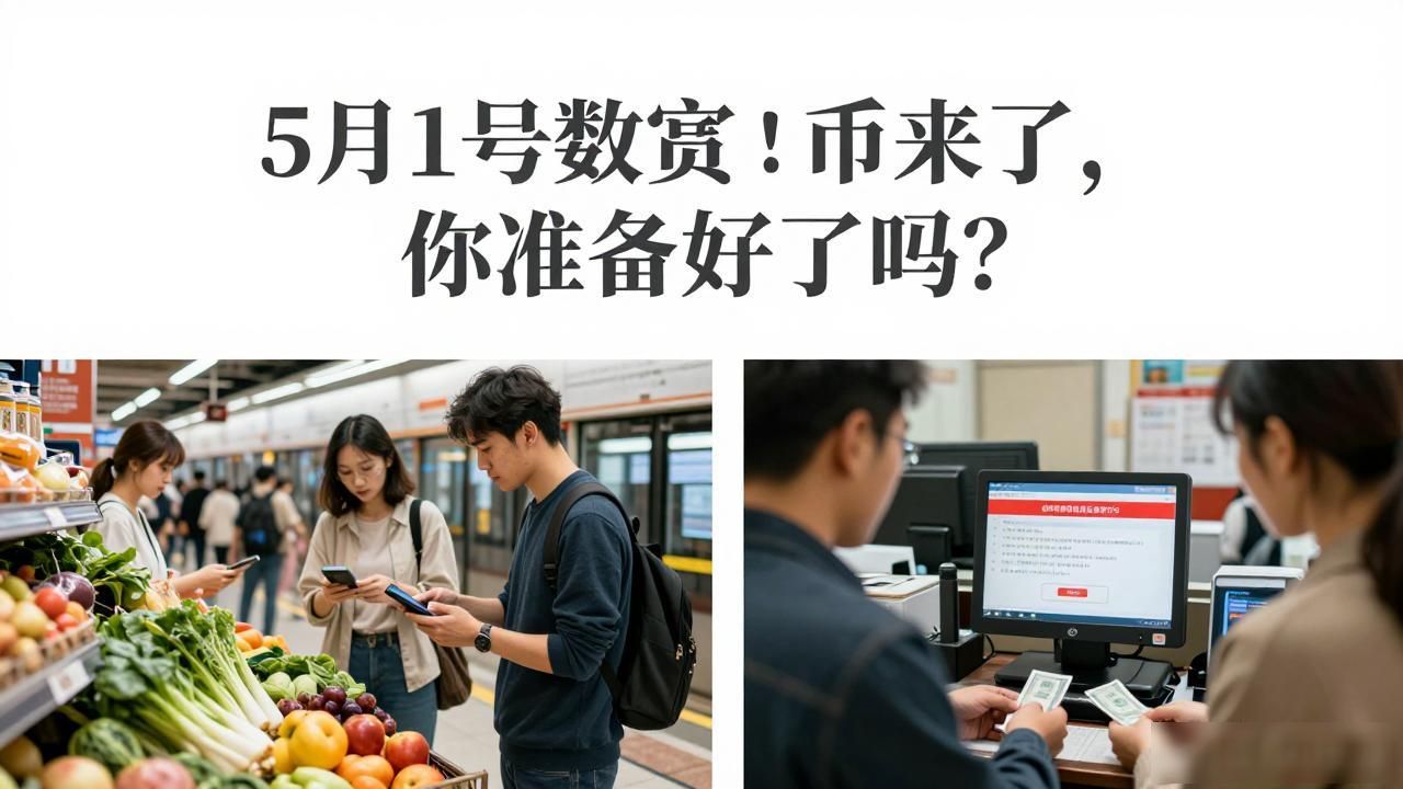5月1号数字货币来了，你准备好了吗？