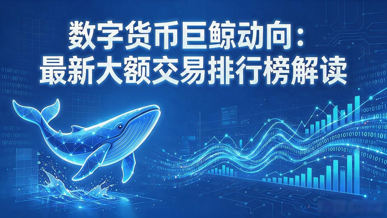 数字货币巨鲸动向：最新大额交易排行榜解读