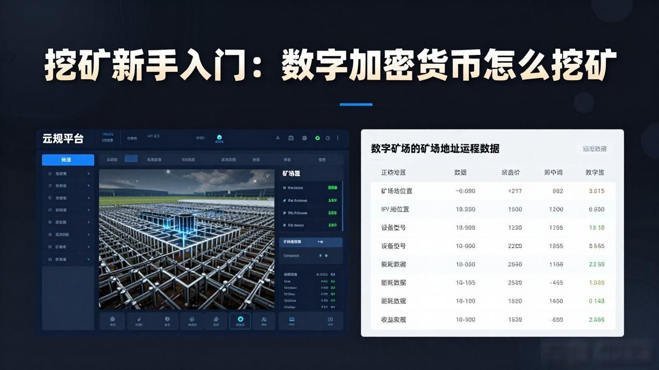 挖矿新手入门：数字加密货币怎么挖矿