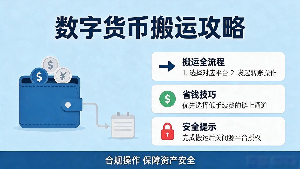 数字货币搬运攻略：币搬家全流程及省钱技巧
