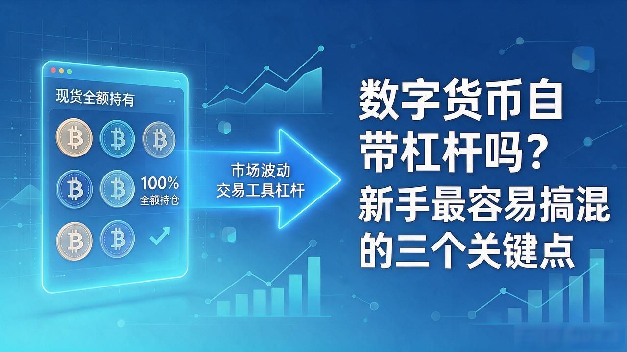 数字货币自带杠杆吗？新手最容易搞混的三个关键点