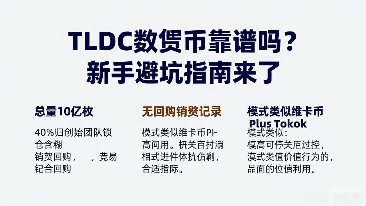 TLDC数字货币靠谱吗？新手避坑指南来了