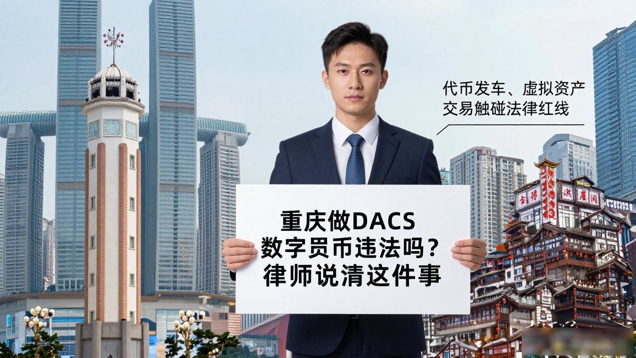 重庆做DACS数字货币违法吗？律师说清这件事