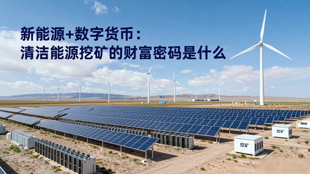 新能源+数字货币：清洁能源挖矿的财富密码是什么
